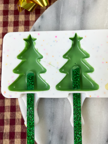 Merry Christmas Acrylic Cakesicle sticks