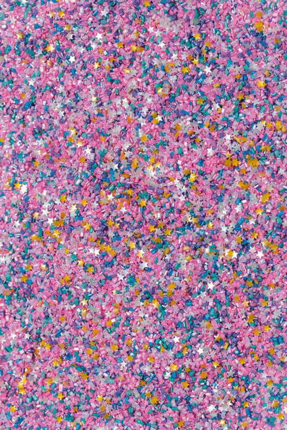 Fancy Sprinkles Filthy Rich Fancy Sugar, Sparkly Sugar Crystals and Edible  Glitter Stars, Gold & Silver Mulit-Colored Blend, For Baking, Dessert