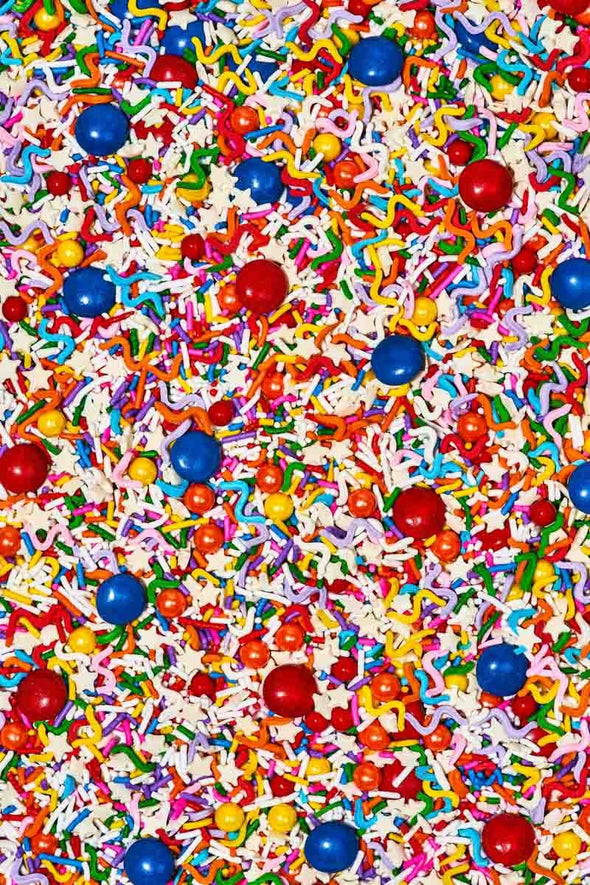 Rainbow Mix Glitter Flakes Gorgeous Sparkle Glittery Sprinkles Made in USA  1 Ounce Packs