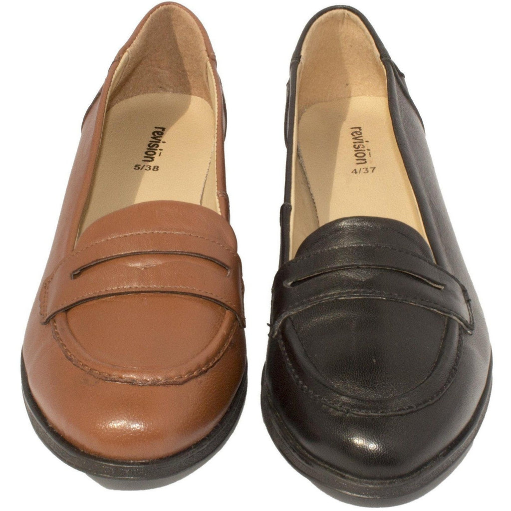 tan leather loafer womens