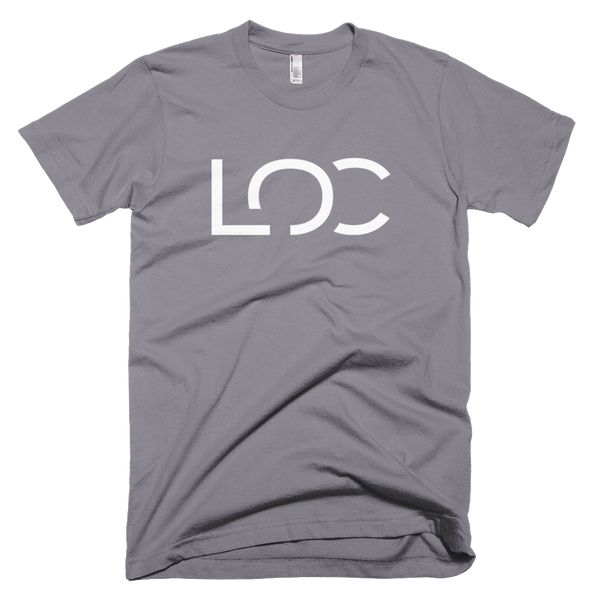 Download LOC Premium Slim Fit T-Shirt (Slate / White Logo) - lochype