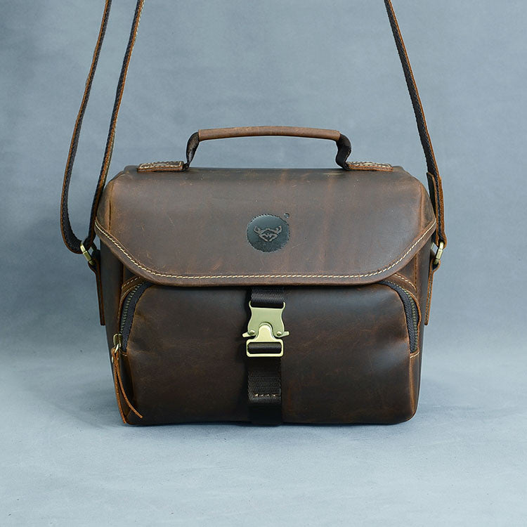 Vintage Canvas Leather DSLR Men and Women Camera Bag 1128 – icambag