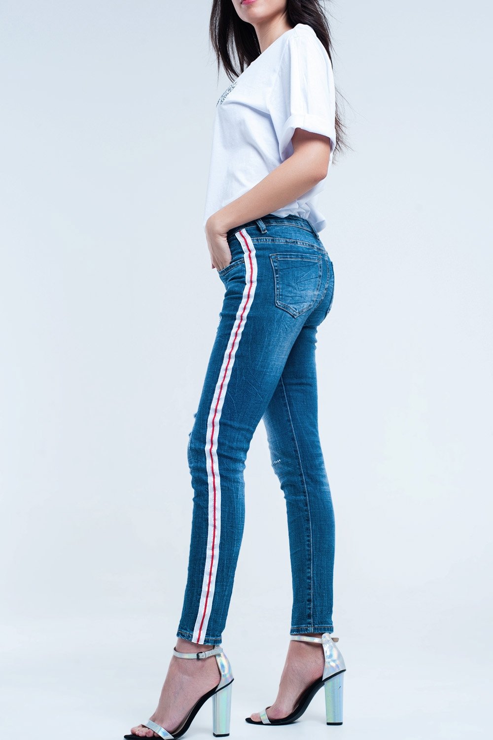 side line jeans for girls