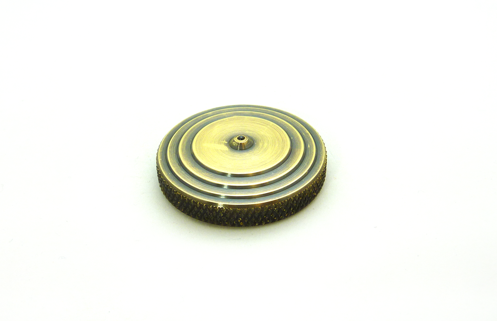 The FlatTop - Aged Brass EDC Spinning Top