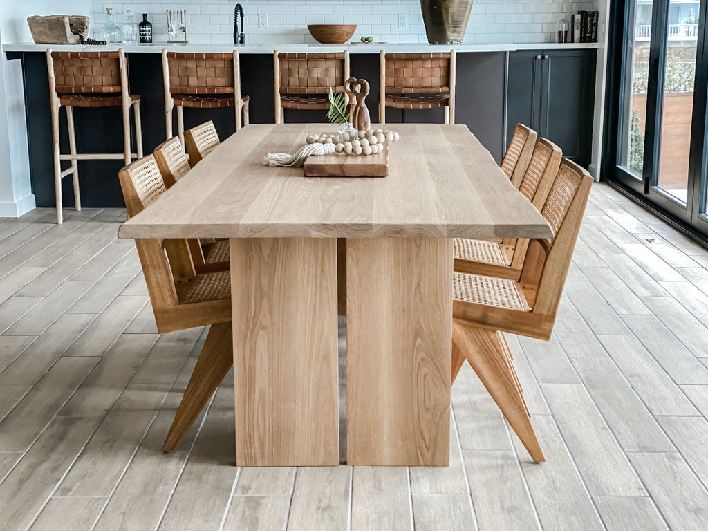 oak kitchen table 42 inches x 60 inches