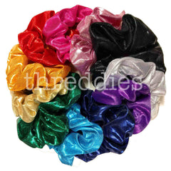 shiny metallic scrunchies wholesale