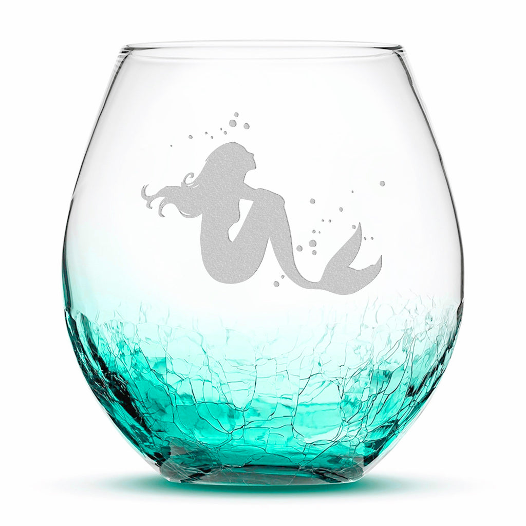 Hanh Gallery Marble Painted Stemless Wine Glass, The Estella Series, 14oz  Glass Painted with Acrylic Paint - Hanh Gallery