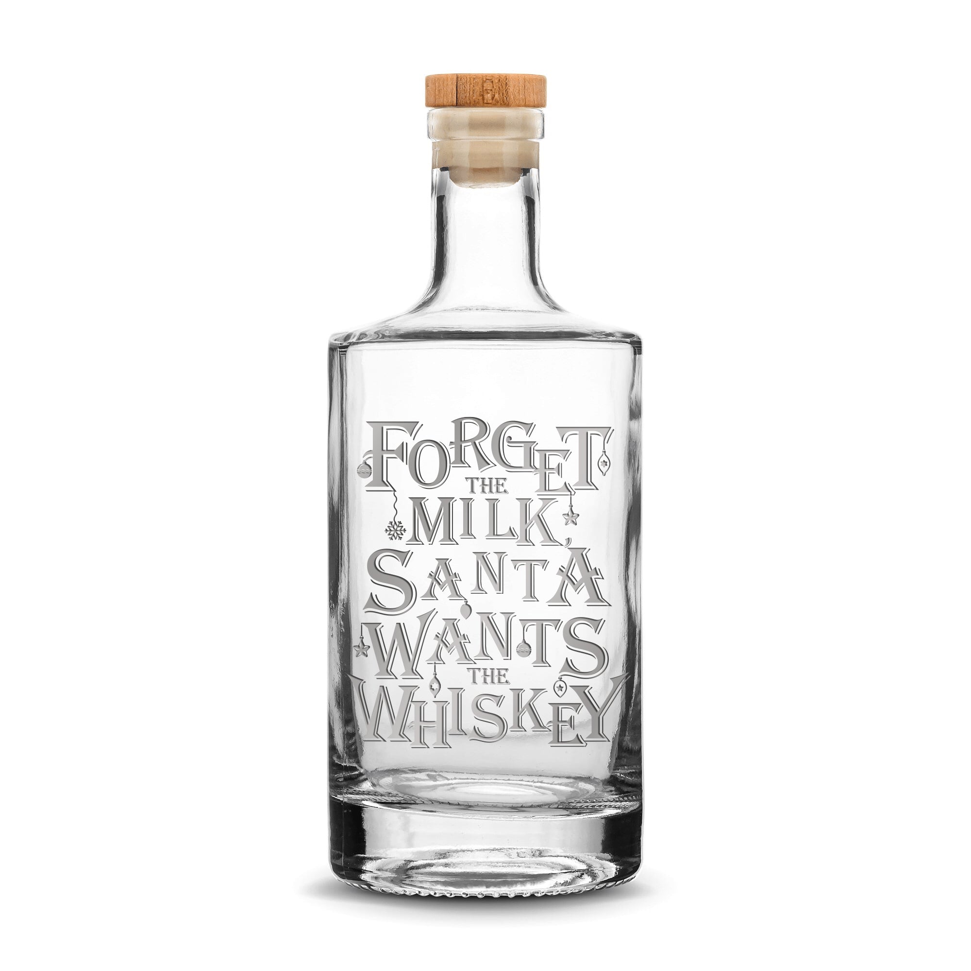 Santa Wants The Whiskey Jersey Liquor Decanter, 750mL