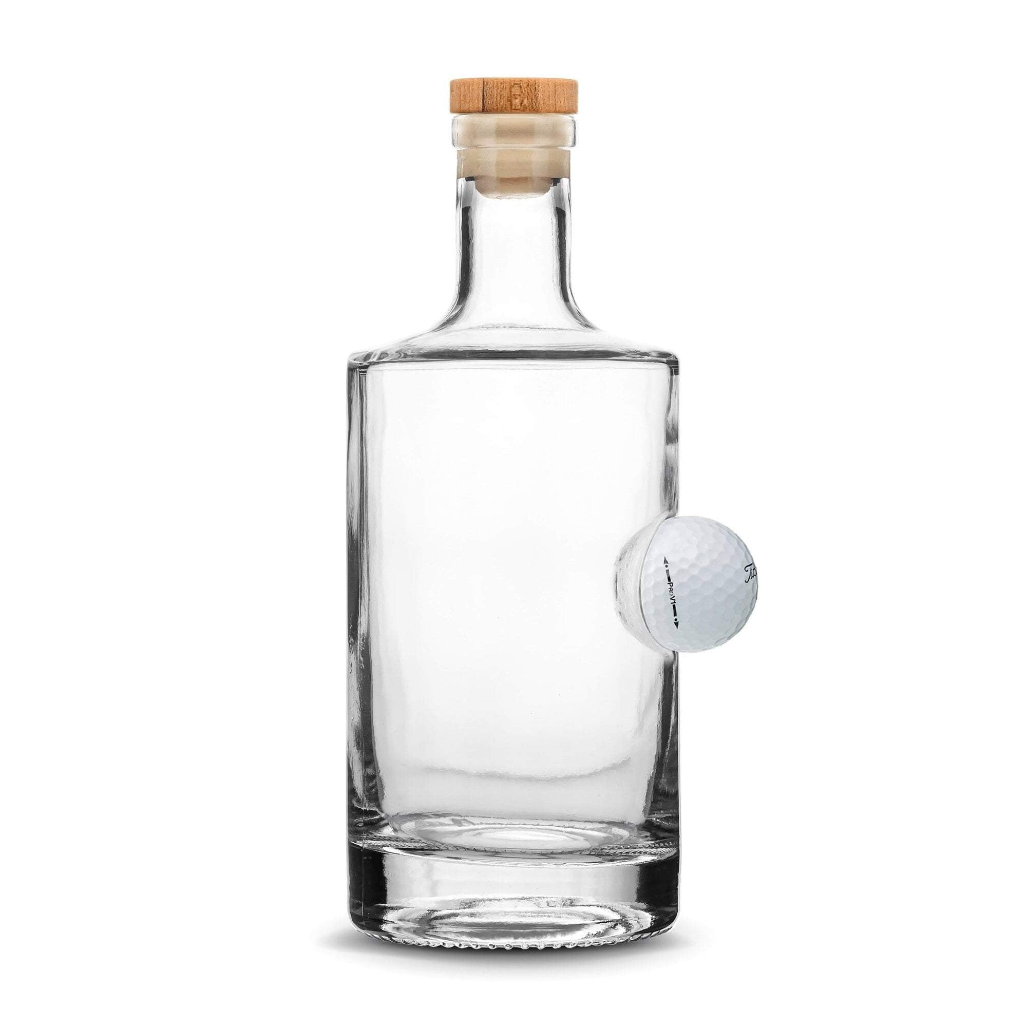 Custom Etched Refillable Golf Ball Jersey Bottle, 750mL