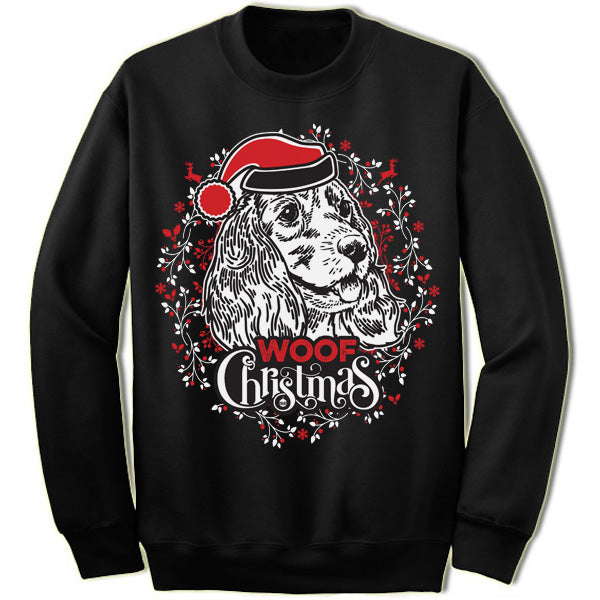Cocker Spaniel Ugly Christmas Sweater. – Merry Christmas Sweaters
