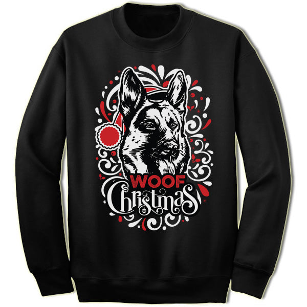 German Shepherd Ugly Christmas Sweater. – Merry Christmas Sweaters