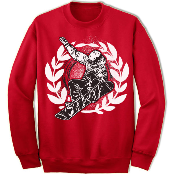 Snowboarding Winter Olympics Sweatshirt. Merry Christmas Sweaters