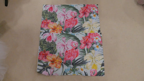 Tropical Flamingo print pillowcases
