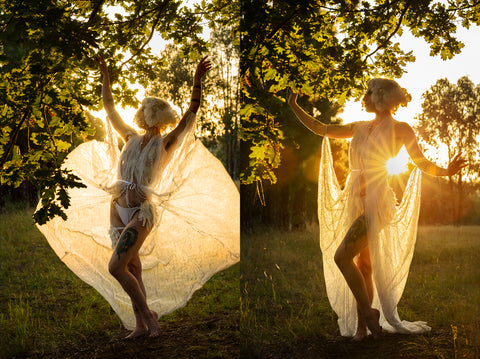 Sian Brigid wearing a Rockstars and Royalty costume. Photos by Eunie K Photography