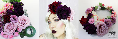 Rockstars and Royalty DIY Flower Crown Tutorial YouTube