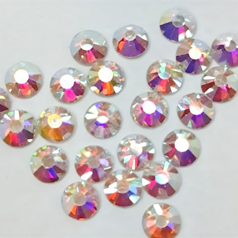 Clear Orange Transparent NON-AB Rhinestones Flatback Resin Rhinestone  Choose Size Perfect for Snow Globe Tumblers Non-hotfix 