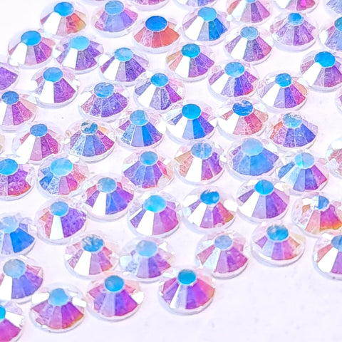 Flat back, Dance With Me™ crystal hotfix rhinestone, crystal clear, foil  back, 4.6-4.8mm rose, SS20. Sold per pkg of 1,440 (10 gross). - Fire  Mountain Gems and Beads