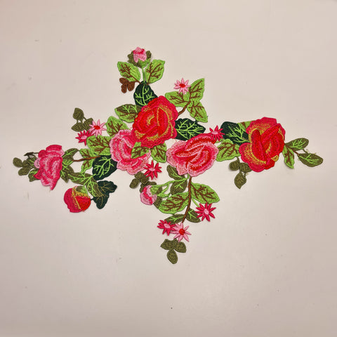 Embroidered Flower Applique. 6 Colours – Rockstars & Royalty