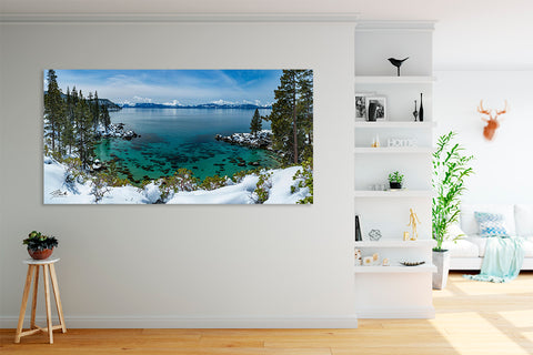 Blue Bird Secret Cove By Brad Scott - Canvas Print