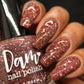 Bear Nap - Brown Reflective Glitter Nail Polish - Hibernation Collection - Dam