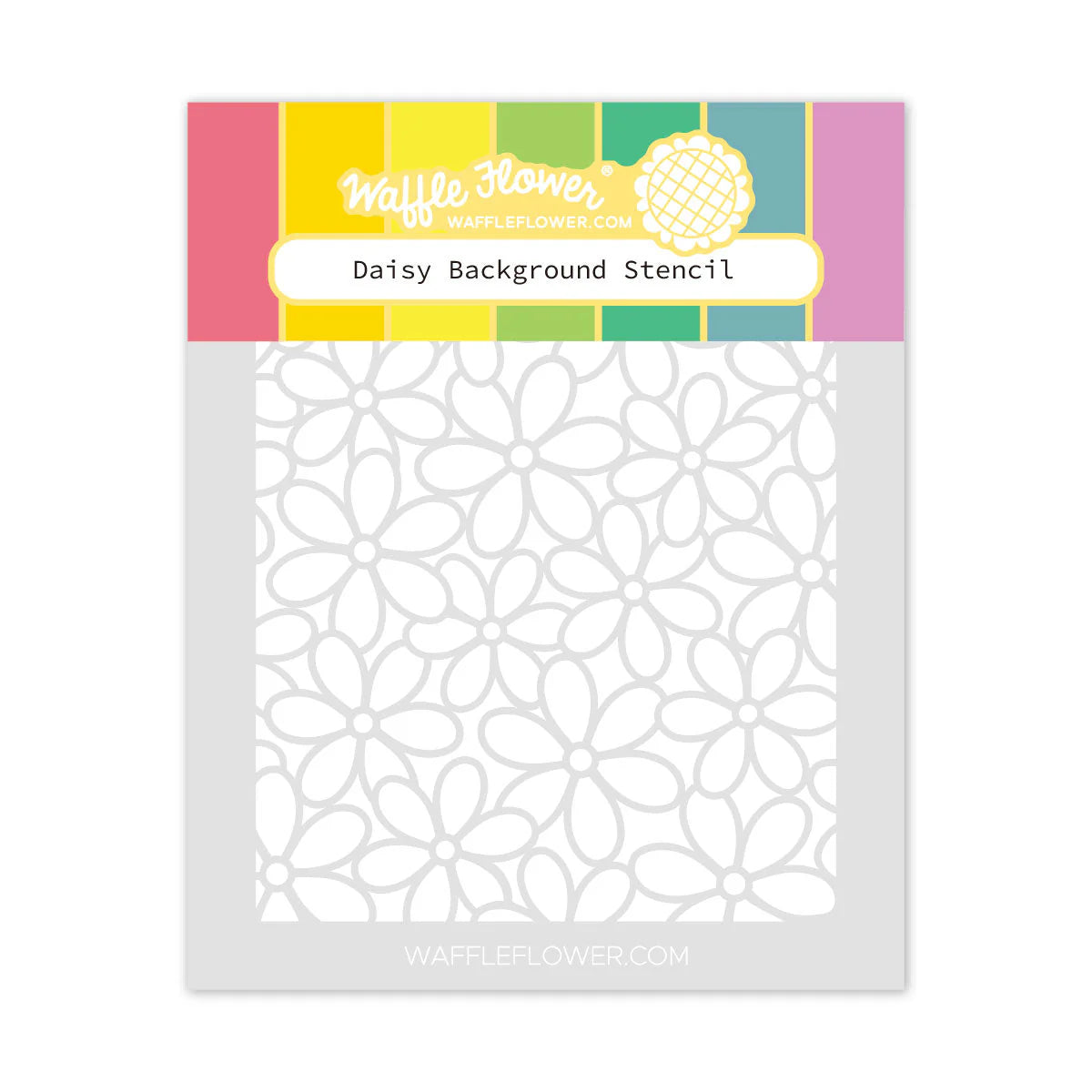 Great Grab      Daisy Background Stencil Super Grab