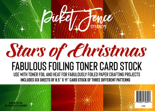 Top Deal Fabulous Foiling Toner Card Stock - Stars of Christmas Flash Price