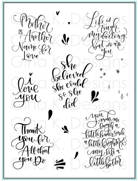 Lettered and Lovely Stamp Set – Bumbleberry Papercrafts Ltd