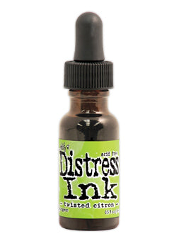 Distress Ink Reinker 1/2oz Twisted Citron