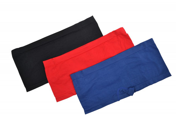 3pk Smooth Slinky Boyshorts - Red Blue Black – wholesalecamel