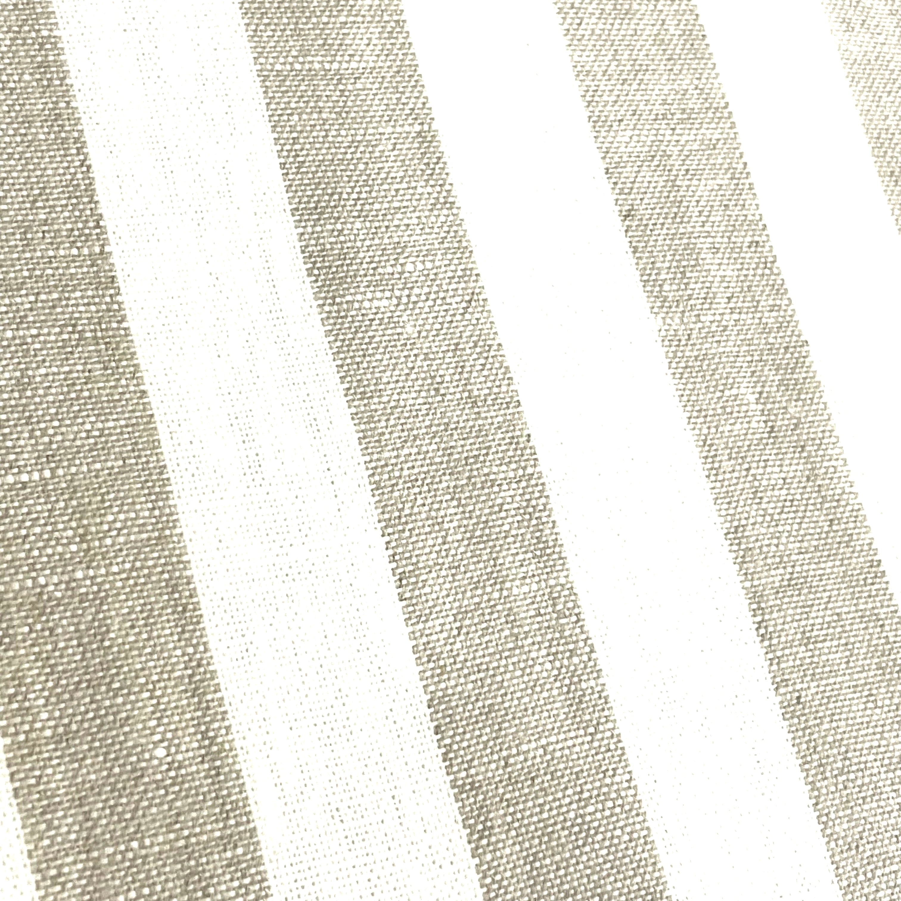 1" Stripe Linen Fabric By The Yard / 56" Width / CL1079