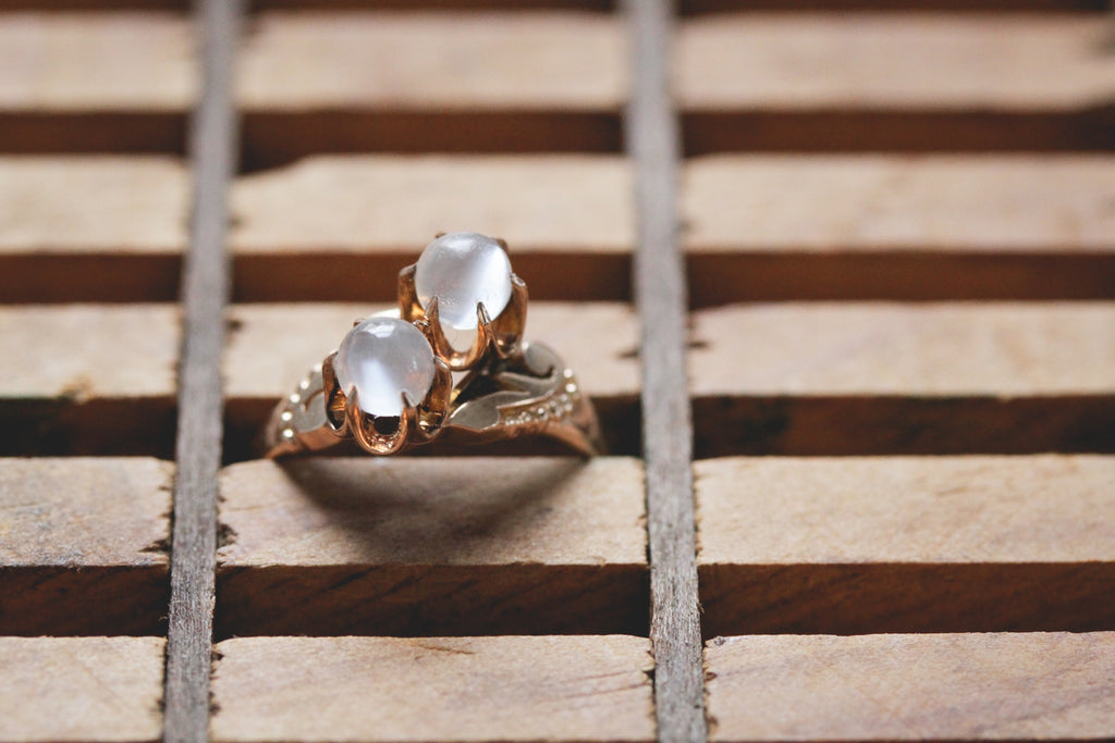 Victorian moonstone ring