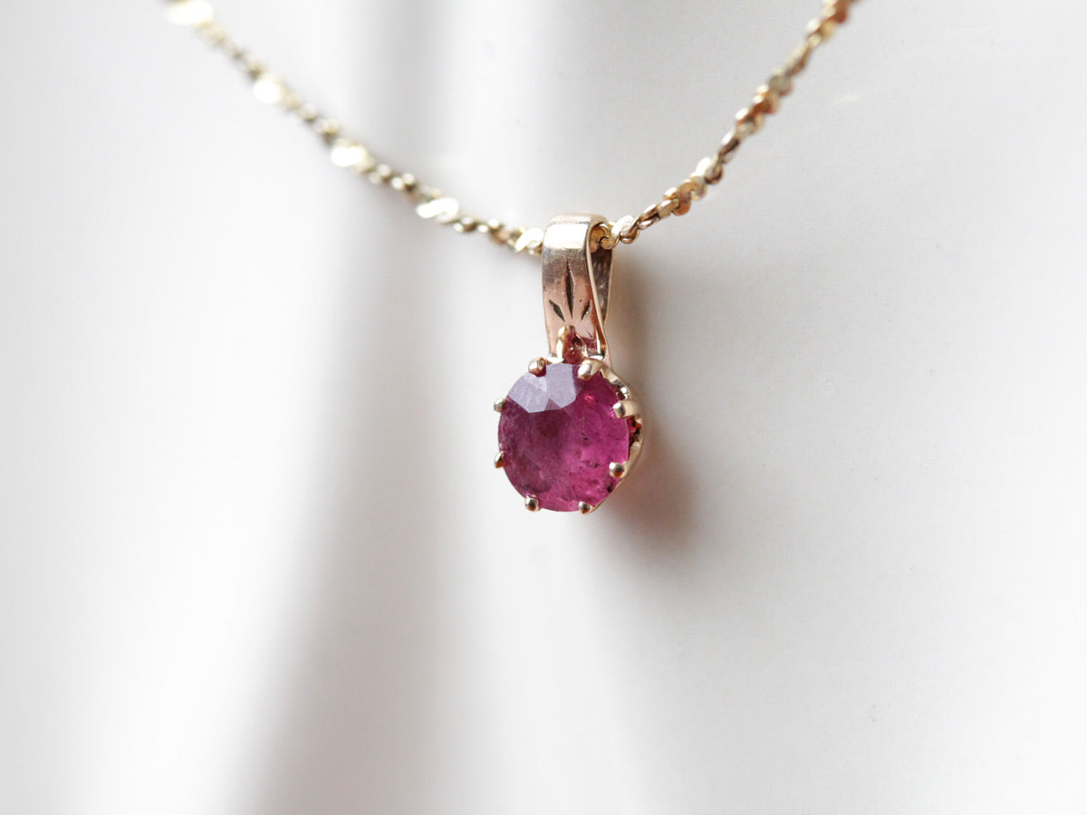 ruby pendant