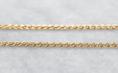 The different types of necklace chains links in jewelry