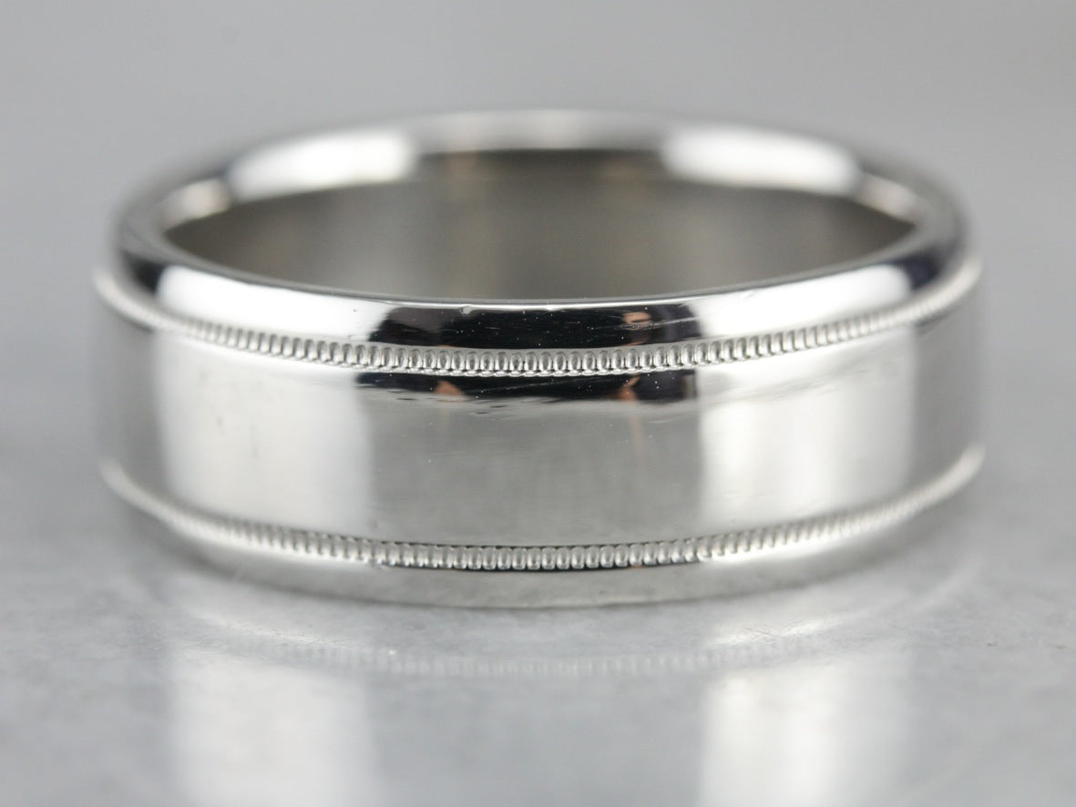 Men S Platinum Wedding Band   159816 