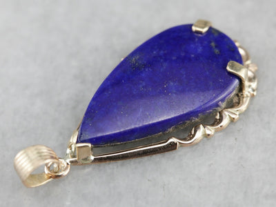 Vintage Lapis Lazuli Pendant