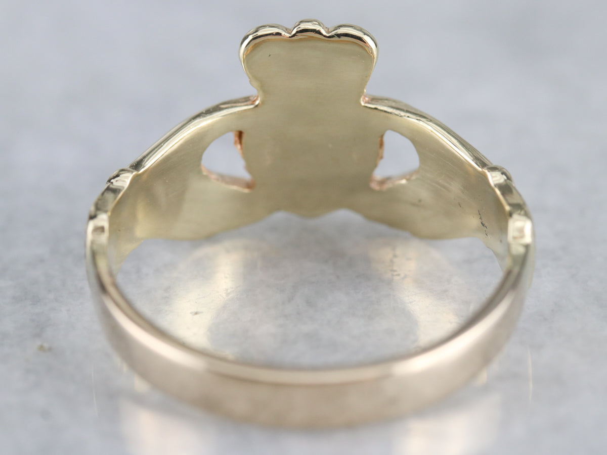 Classic Yellow Gold Claddagh Band   1822 29 1200x 