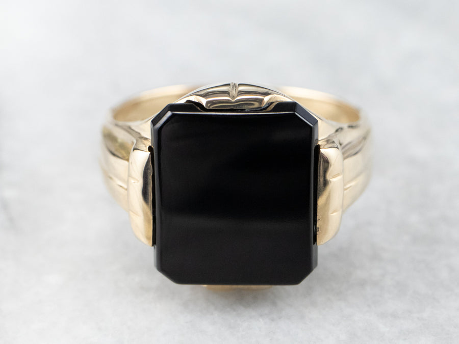 Onyx Jewelry Antique Vintage Modern