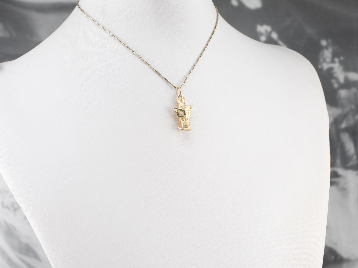 Beatrix Potter Tailor Mouse Gold Charm