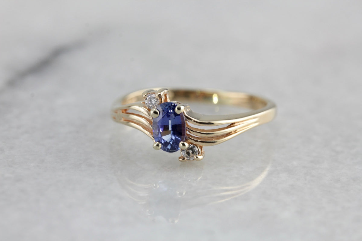 Blue Sapphire And Diamond Anniversary Or Engagement Ring   IMG 9079889016 Ac6a4d2f 3619 4ec3 Ac4b 75fca0b97d44 1200x 