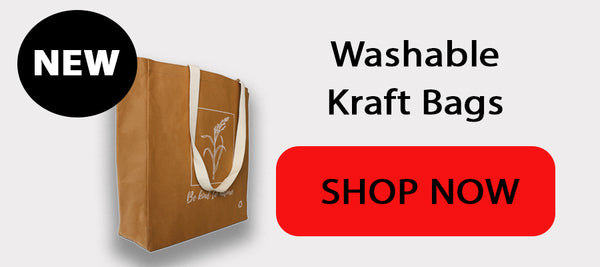 Washable Kraft Bags