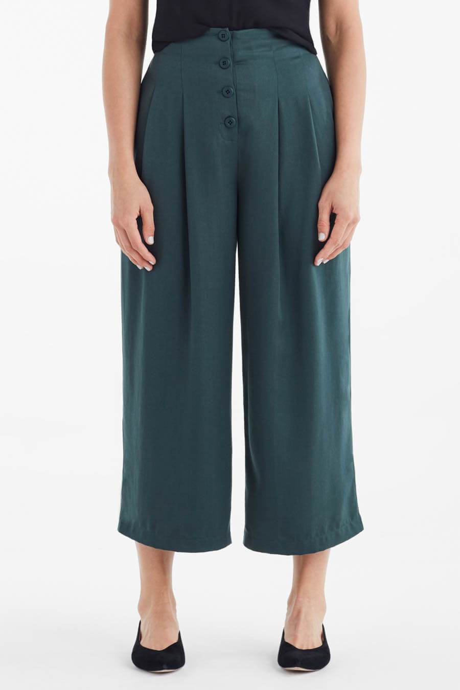 The Button Fly Culottes