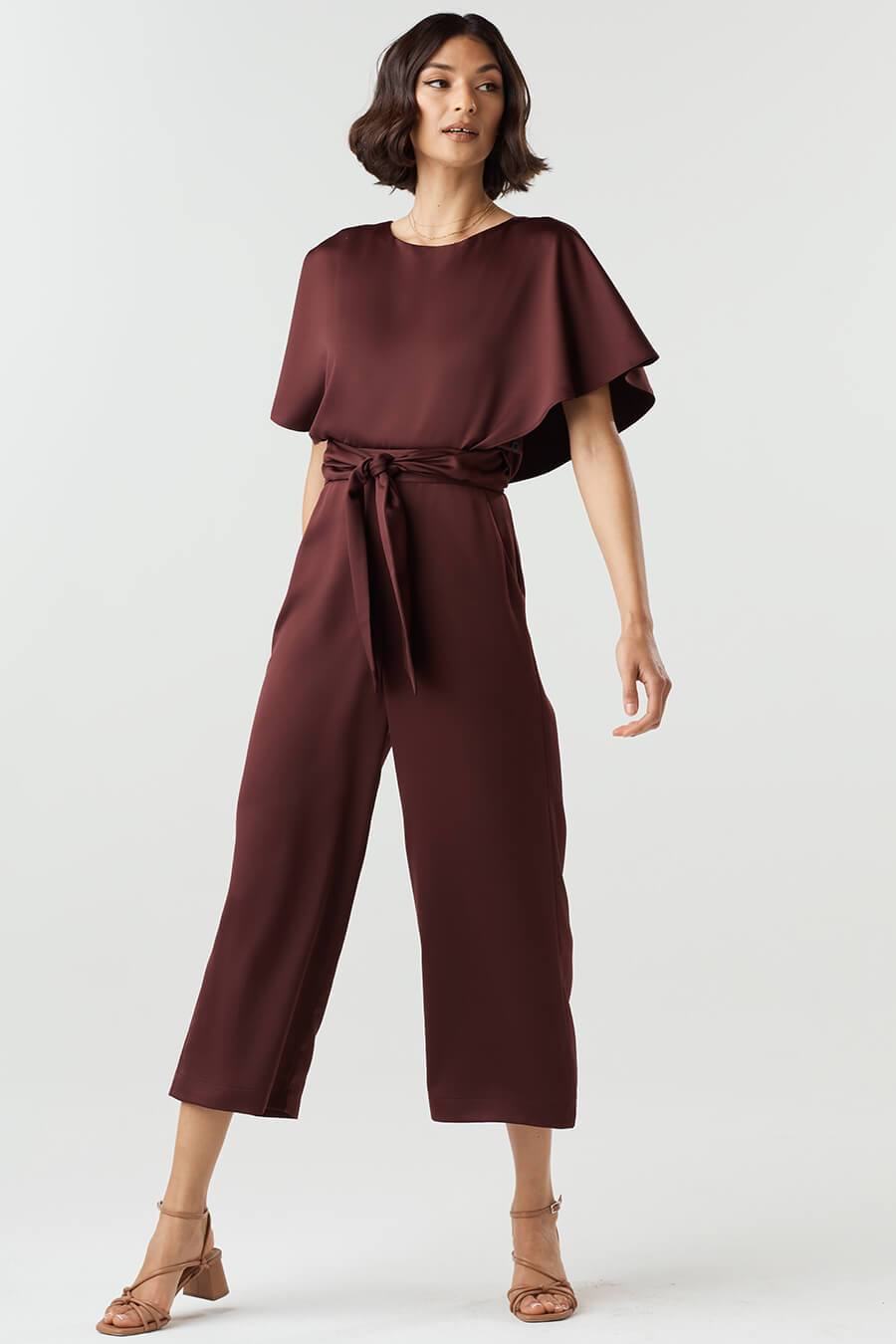 The Linen Two Piece Apron Jumpsuit – VETTA