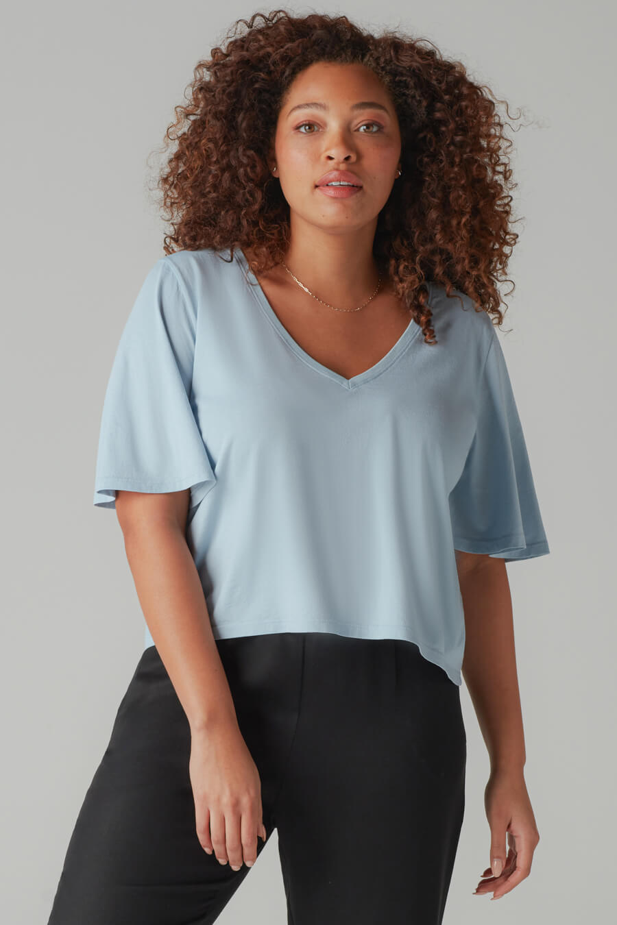 The Cropped Flutter Tee