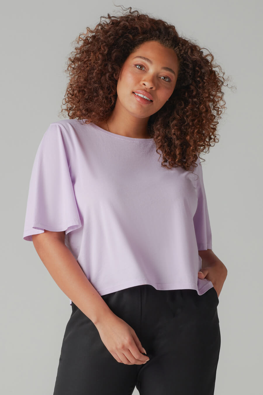 The Cropped Flutter Tee