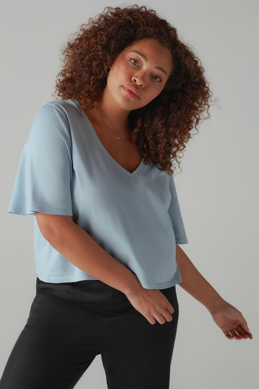 The Cropped Flutter Tee