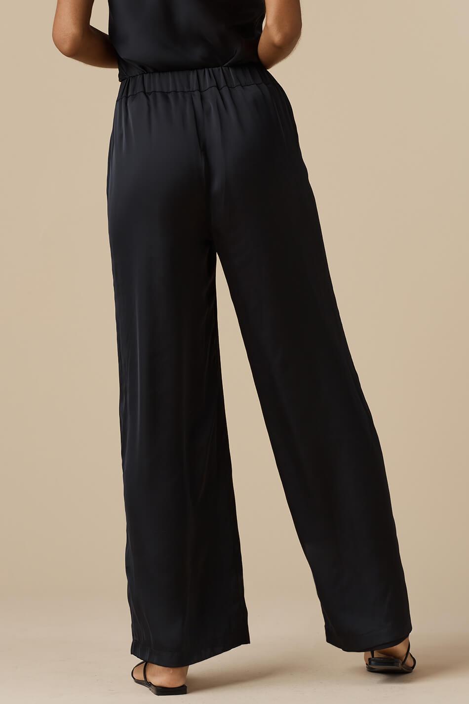 The Elastic Waist Wide Leg Pant – VETTA