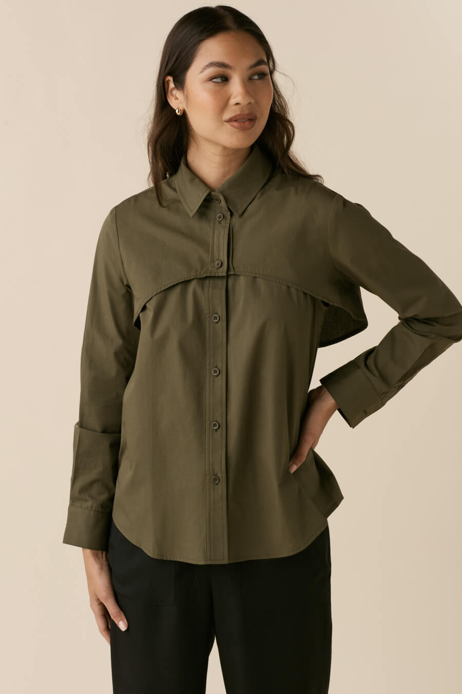 The Two Piece Poplin Shirt