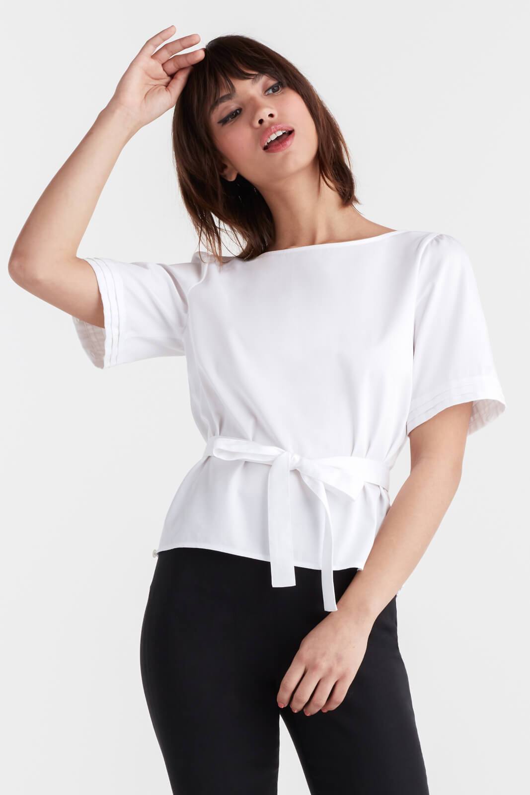 The Convertible Poplin Blouse – VETTA