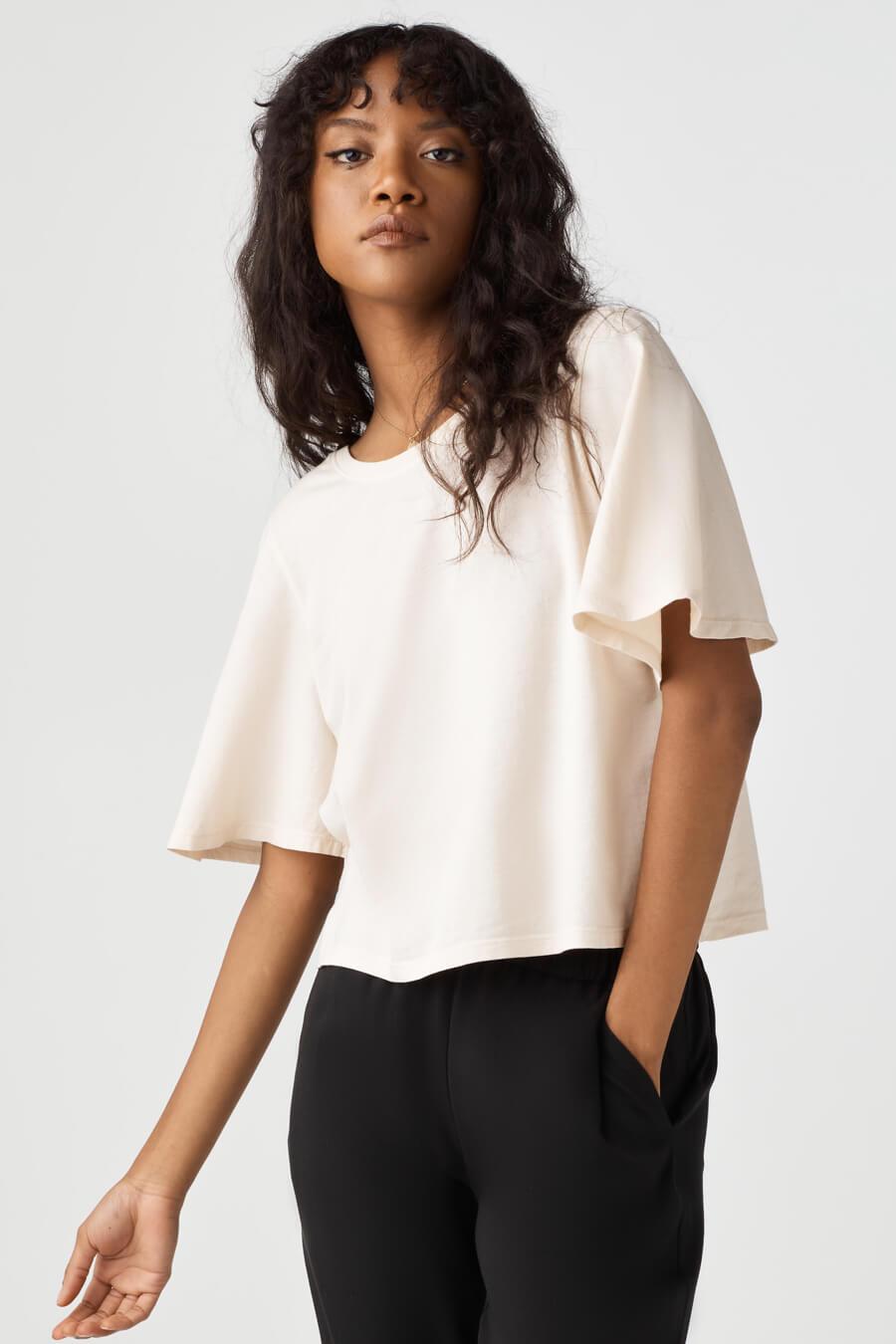 The Cropped Flutter Tee