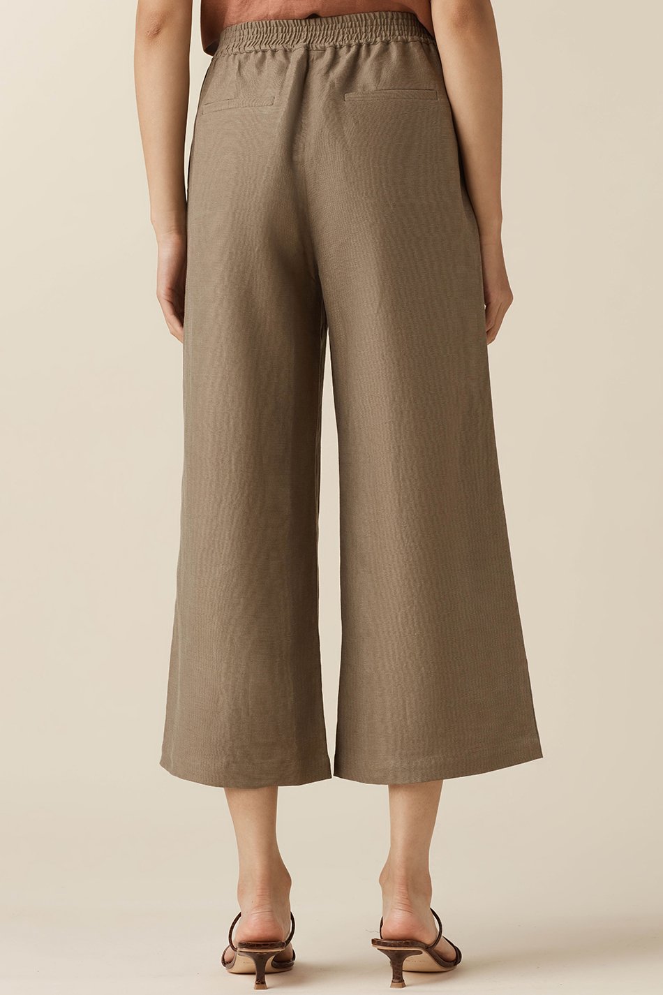 The Elastic Waist Wide Leg Pant - Limited Edition